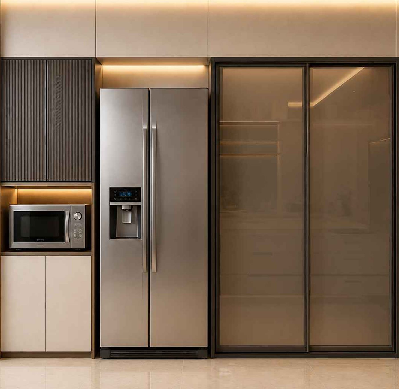 Kitchen, tall units